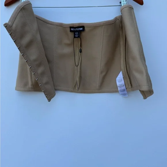 Pretty Lutle Thing STONE BANDAGE HOOK AND EYE STRUCTURED CORSET Size 8 - Picture 5 of 14